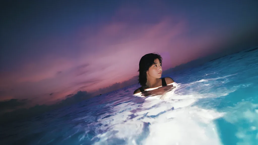 Retro-style Momoko Kikuchi album cover.